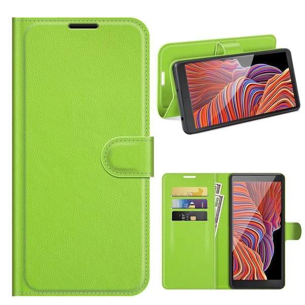 Classic Samsung Galaxy XCover 5 Flip etui - Grøn Green