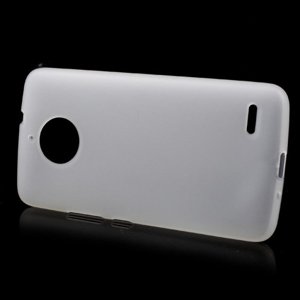 Motorola Moto E4 mattapintainen suojakuori - Valkoinen Transparent