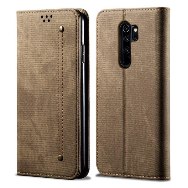 Jeans Xiaomi Redmi Note 8 Pro etui - Khaki Brown