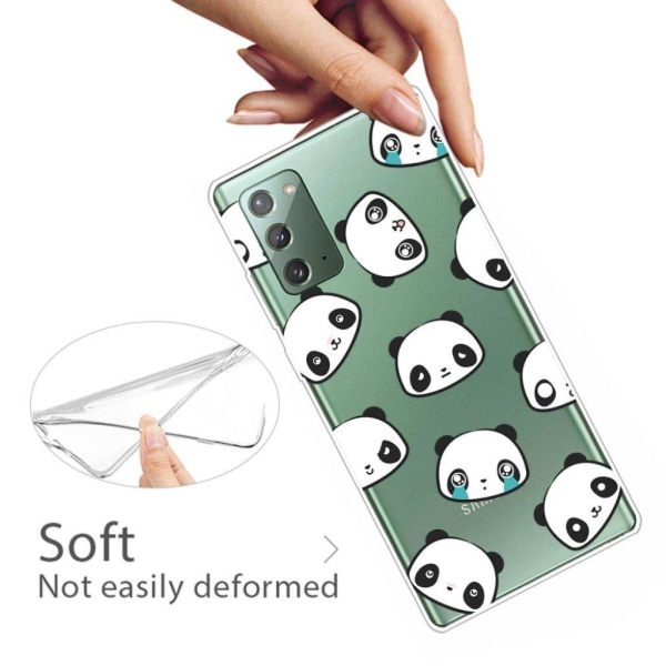 Deco Samsung Galaxy Note 20 case - Pandas White
