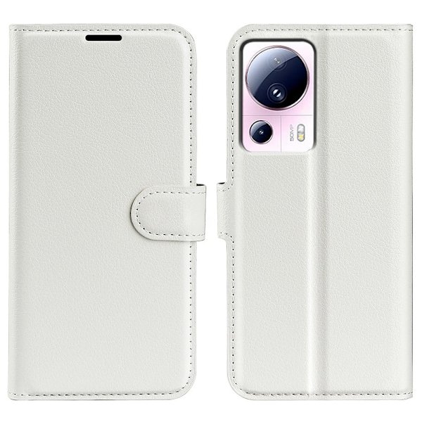Classic Xiaomi Civi 2 / 13 Lite Flippetui - Hvit White