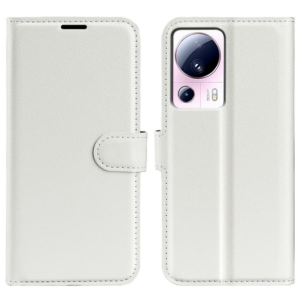 Klassisk Xiaomi Civi 2 / 13 Lite Flip Etui - Hvid White
