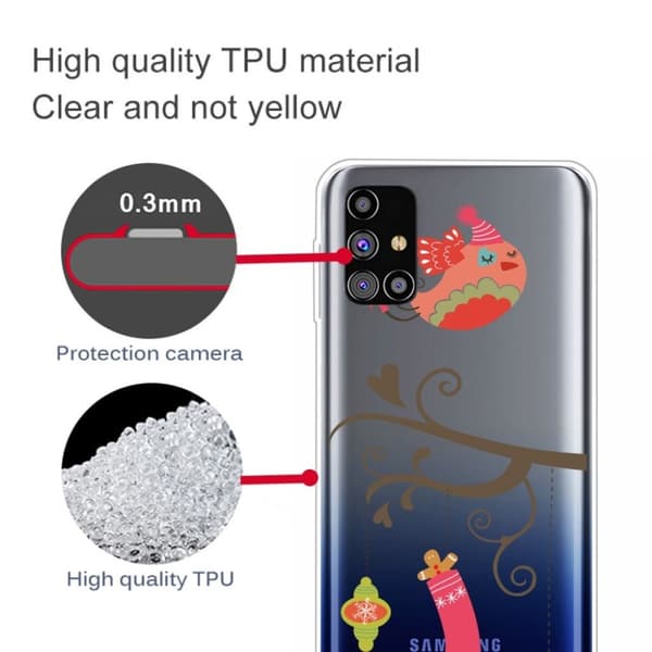 Juletaske til Samsung Galaxy M51 - Julesok Red