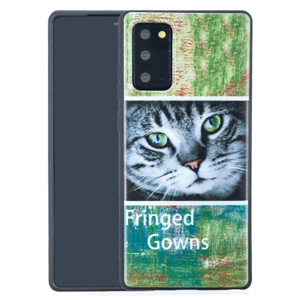 Imagine Samsung Galaxy Note 20 case - Cat Silver grey