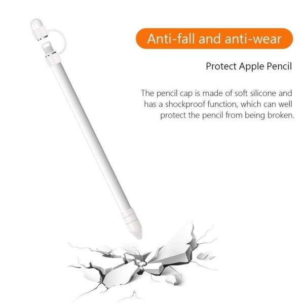 Apple Pencil silikon skal Vit