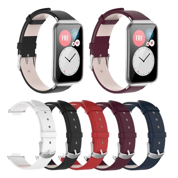 Huawei Watch Fit 2 nahkaranneke - Valkoinen White