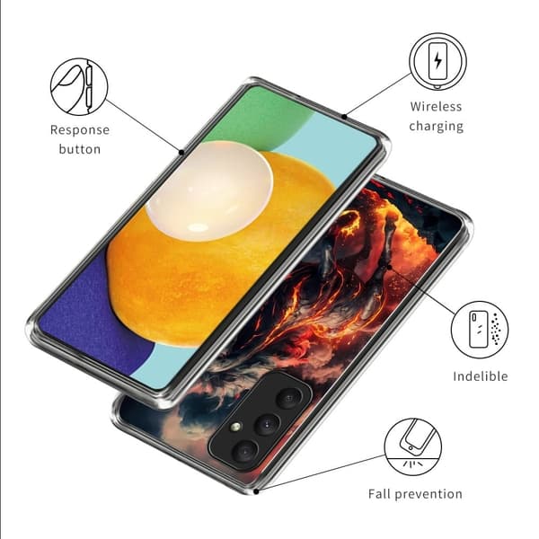 Vibe Samsung Galaxy A26 deksel - Ildhest Red