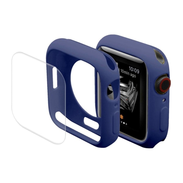 ENKAY Apple Watch (41mm) TPU cover with screen protector - Dark Blå