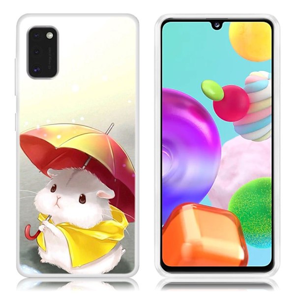Deco Samsung Galaxy A41 kuoret - Kissa Multicolor