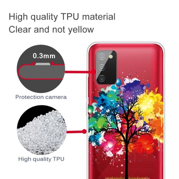 Deco Samsung Galaxy A03s skal - Färgglatt Träd multifärg