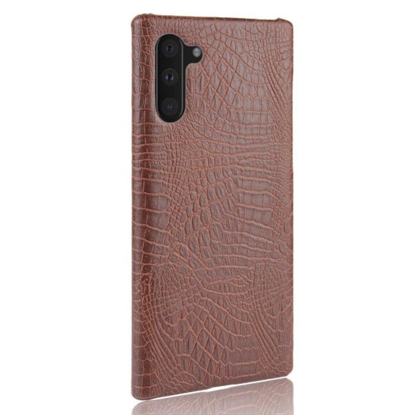 Croco Samsung Galaxy Note 10 kuoret - Ruskea Brown