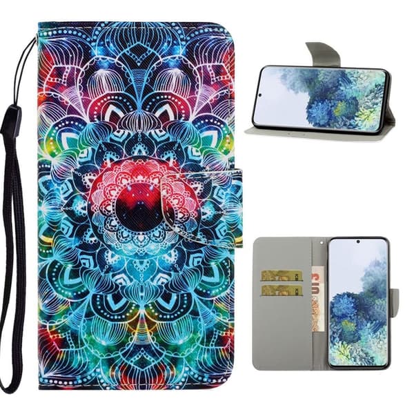 wonderland Samsung Galaxy S21 flip etui - mandala Multicolor