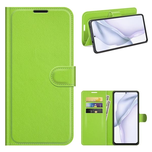 Classic Huawei P50 Flip Etui - Grøn Green