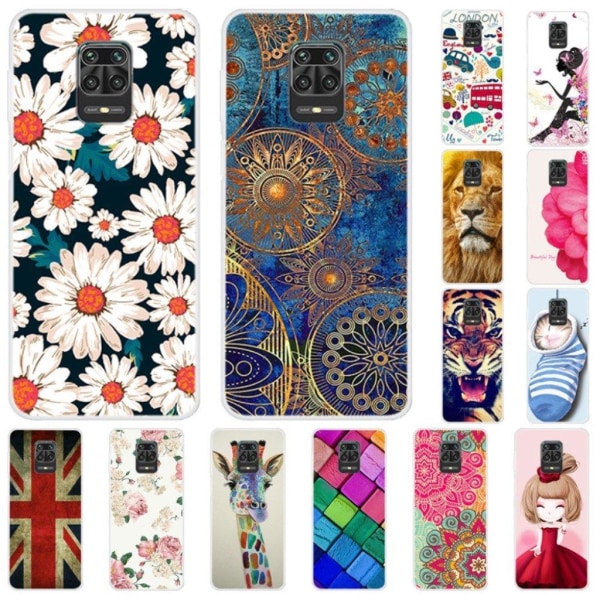 Deco Xiaomi Redmi Note 9 Pro / Xiaomi Redmi Note 9 Pro Max / Xiaomi Redmi Note 9S skal - Mandala Blomma multifärg