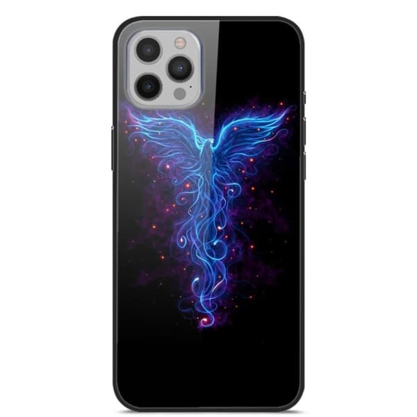 Fantasy iPhone 12 Pro Max Deksel - Blue Phoenix Blue