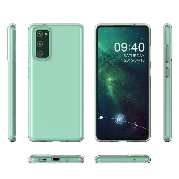 Ultrasmalt transparent fodral för Samsung Galaxy S20 FE 2022 / S20 FE 5G / S20 FE Transparent