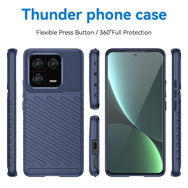 Thunder Xiaomi 13 Pro Suojakotelo - Sininen Blue