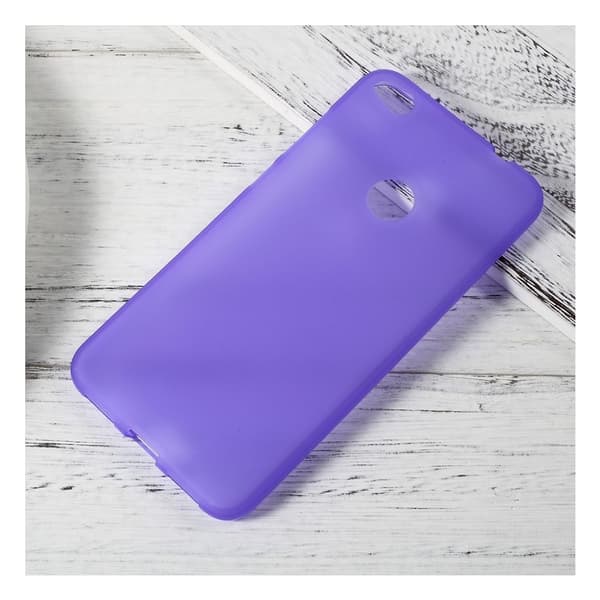 Huawei Honor 8 Lite matt silikondeksel - Lilla Purple