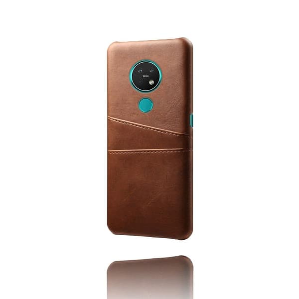 Dual Card etui - Nokia 7.2 / 6.2 - Brun Brown