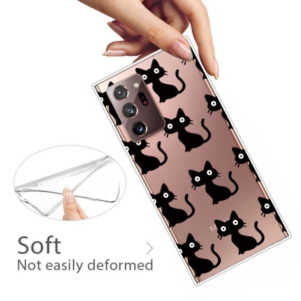 Deco Samsung Galaxy Note 20 Ultra case - Cat Black