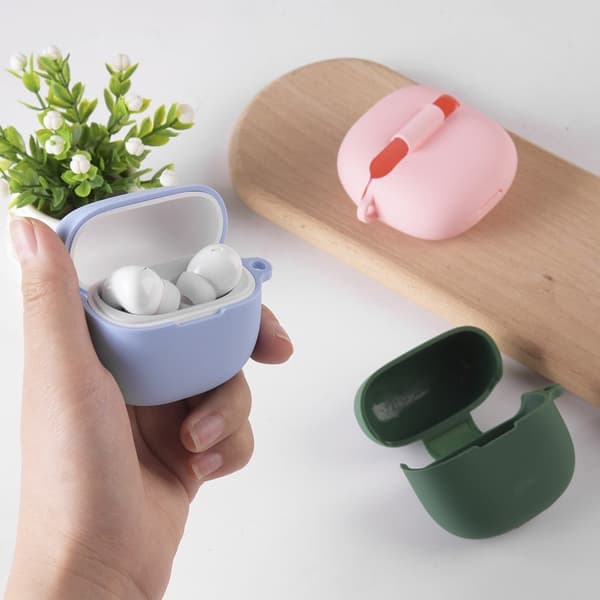 Xiaomi Redmi Buds 6 Lite Silicone Case Bluetooth Earphone Anti-Scratch Protective Cover - Pink Pink