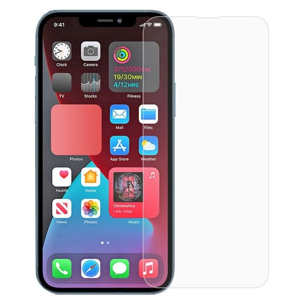 0.3mm hærdet glas skærmbeskytter til iPhone 13 Transparent