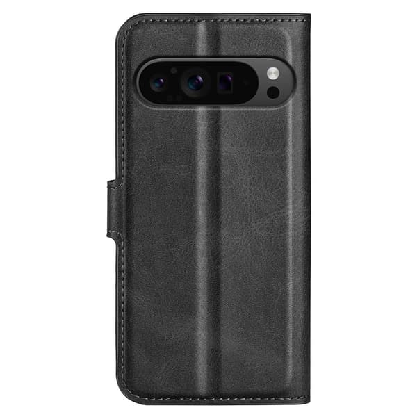 Google Pixel 9 Pro XL nahkainen lompakokkotelo - Musta Black