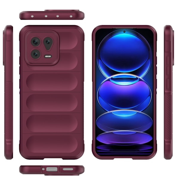 Mjukt greppformat Xiaomi 13 skal - Röd Röd