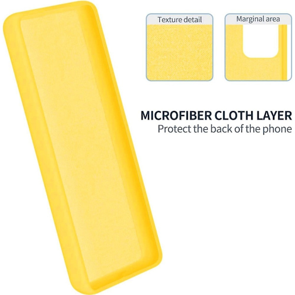 Matte Liquid silikone cover til - Gul Yellow