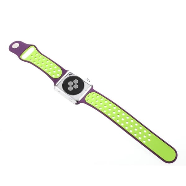 Apple Watch 42mm blød silikone urrem - Lilla Purple