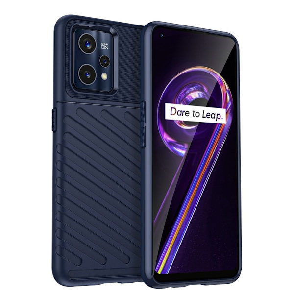 Thunder Realme 9 Pro Plus Etui - Blå Blue