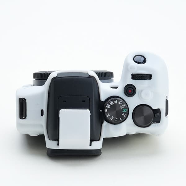 Canon EOS R10 silikonisuojus - Valkoinen White