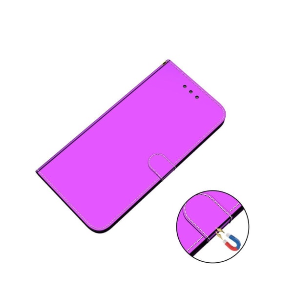 Mirror Motorola Edge 20 Lite Läppäkotelo - Violetti Purple
