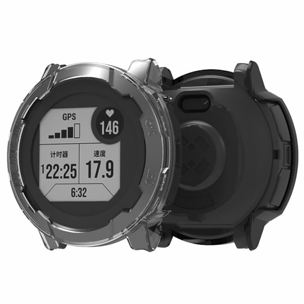 Garmin Instinct 2 simpelt rammeovertræk - Transparent Transparent