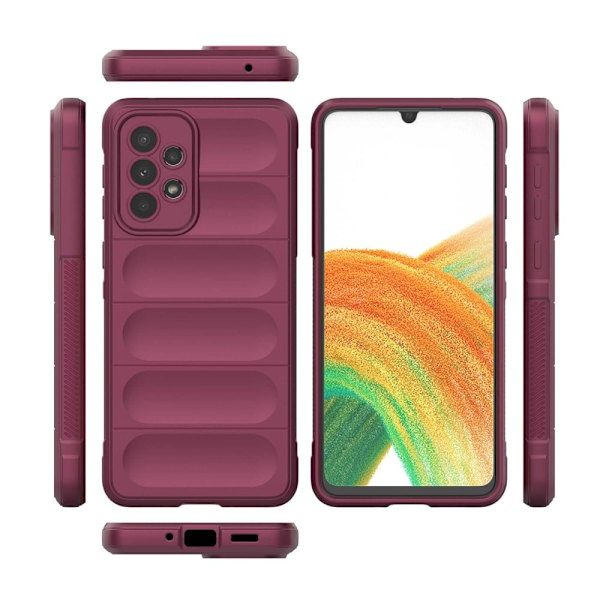 Blødt grebsformet cover til Samsung Galaxy A53 5G - Rød Red