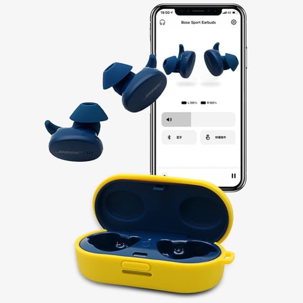 BOSE Sport Earbuds enkelt silikonfodral med spänne - Röd Röd
