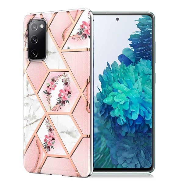 Marmormotiv Samsung Galaxy S20 FE 5G / Samsung Galaxy S20 FE skal - Rosa Marmor / Blomma multifärg