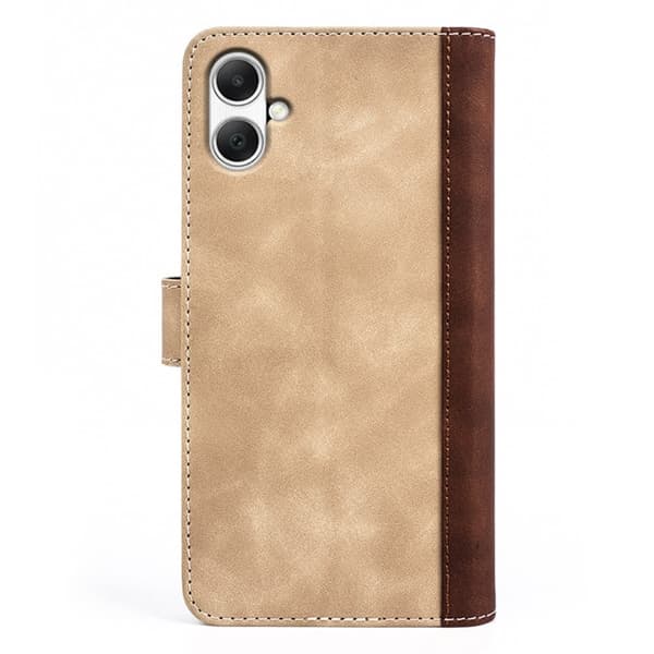 Tofarget lærdeksel for Samsung Galaxy A05 - Gul Yellow