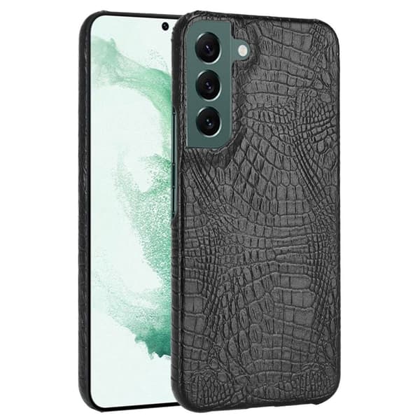 Croco Samsung Galaxy S22 skal - Svart Svart
