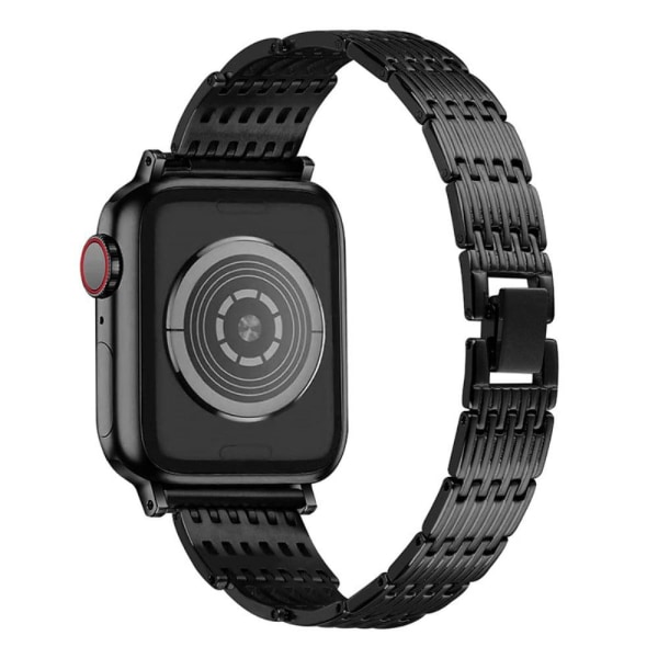 Apple Watch (41mm) elegant stainless steel watch strap - Black Svart