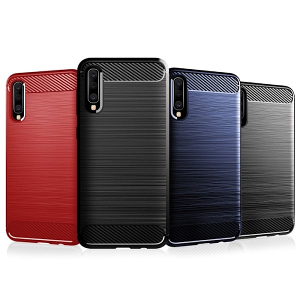 Carbon Flex Samsung Galaxy A50s / Samsung Galaxy A30s / Samsung Galaxy A50 skal - Röd Röd