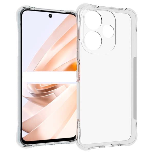 Tunt genomskinligt Xiaomi Poco M6 Plus skal Transparent