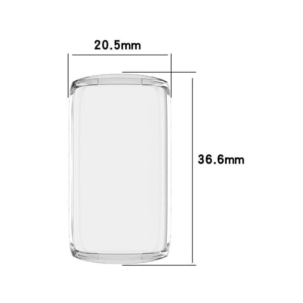 Fitbit Luxe cool TPU-ram - Transparent Transparent