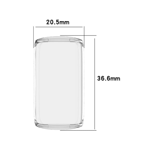Fitbit Luxe viileä TPU-kehys - Läpinäkyvä Transparent