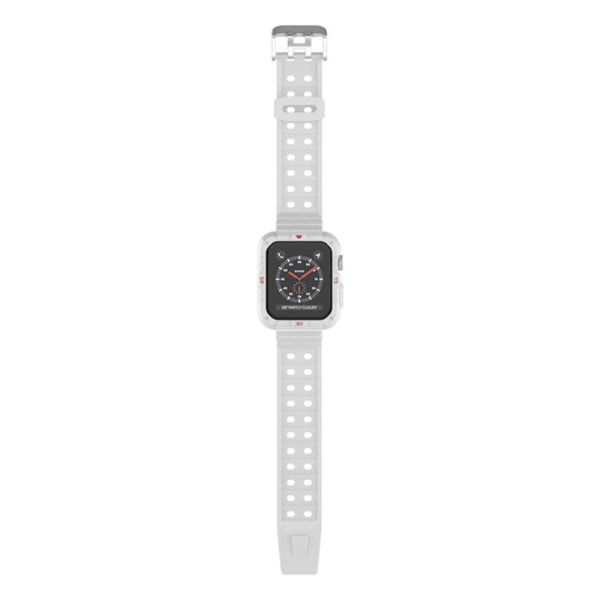 Apple Watch (41mm) suojakuori ja kellohihna - Valkoinen White