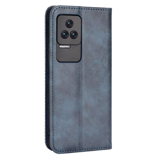 Bofink Vintage Xiaomi Redmi K50 / Xiaomi Redmi K50 Pro læderetui - Blå Blue