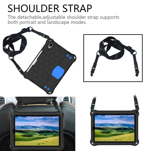 EVA-tabletskal med bikagestruktur og skulderrem iPad mini (2021) Black
