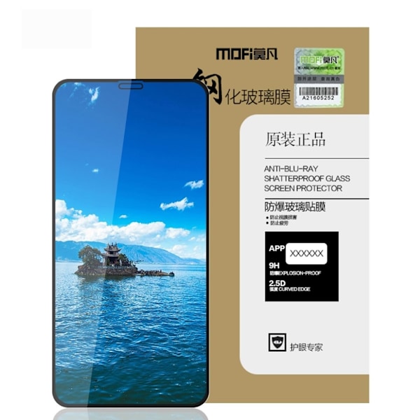 MOFi 2,5D hærdet glas til iPhone 11 Pro Max - Sort Black
