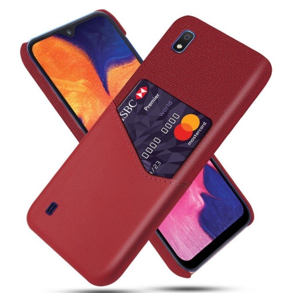 Bofink Samsung Galaxy A10 Card Kuoret - Punainen Red