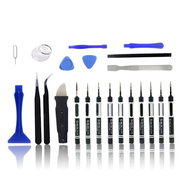 F-8138 22-i-1 verktygs-set reparera mobiltelefon multifärg